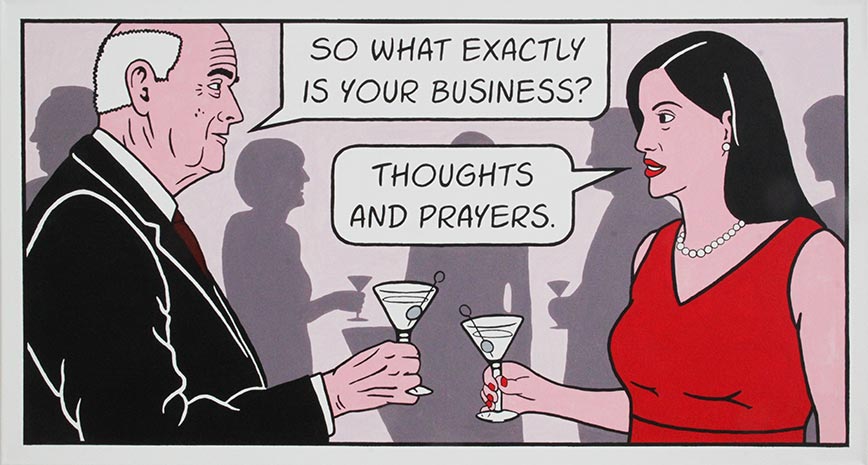 THOUGHTS AND PRAYERS, Painting