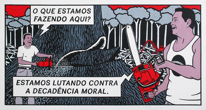 DECADÊNCIA MORAL, painting