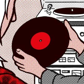 Stairway to Heaven, 2-colour silkscreen print