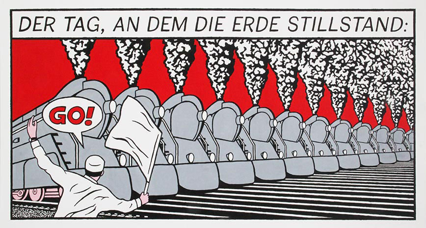 The day the earth stood still, Painting