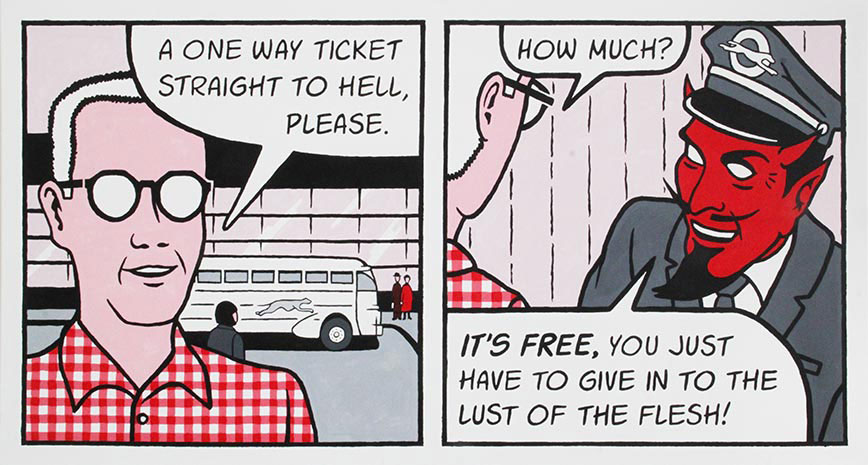 One Way Tiket, Painting