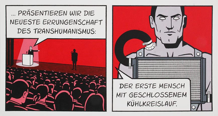 TRANSHUMANISM, Painting