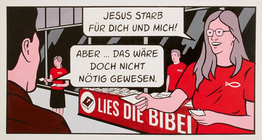 „THAT WOULDN’T HAVE BEEN NECESSARY.“, Painting