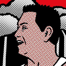 DECADÊNCIA MORAL, 2-colour silkscreen print